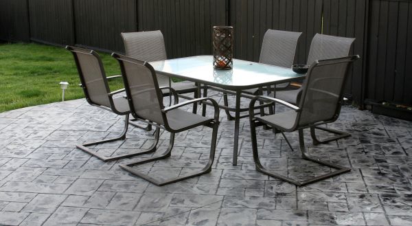 Backyard Concrete Stamping in Rapid City