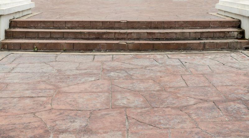 Stamped Concrete Steps