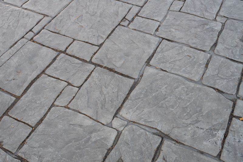 Spring Stamped Concrete